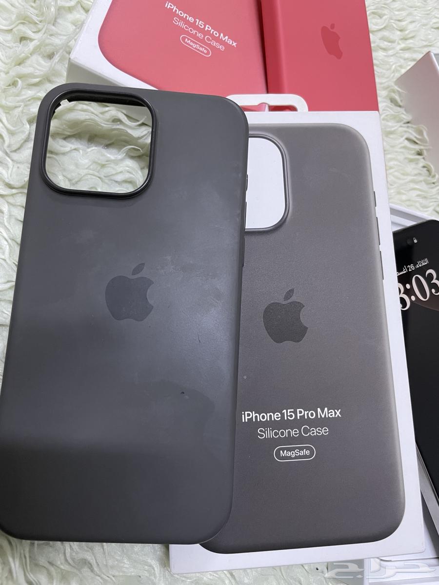 ايفون 15 برو ماكس 512 غيغا عليه ضمان ابل كير ضد الكسر64384965943298114