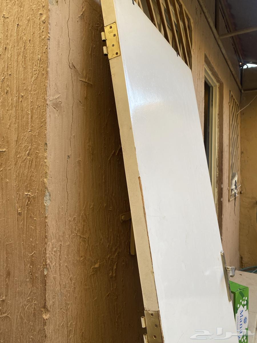 There is a door and its frame is fully intact64379822257409111