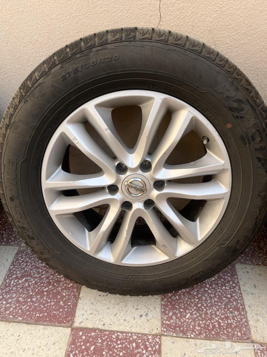 جنوط باترول 2012 اصلي وكاله مع كفرات64520840155011110