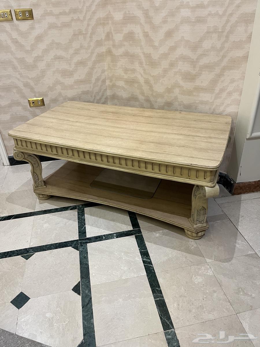 طاوله بيج مع 2 جانبي64377447287426110