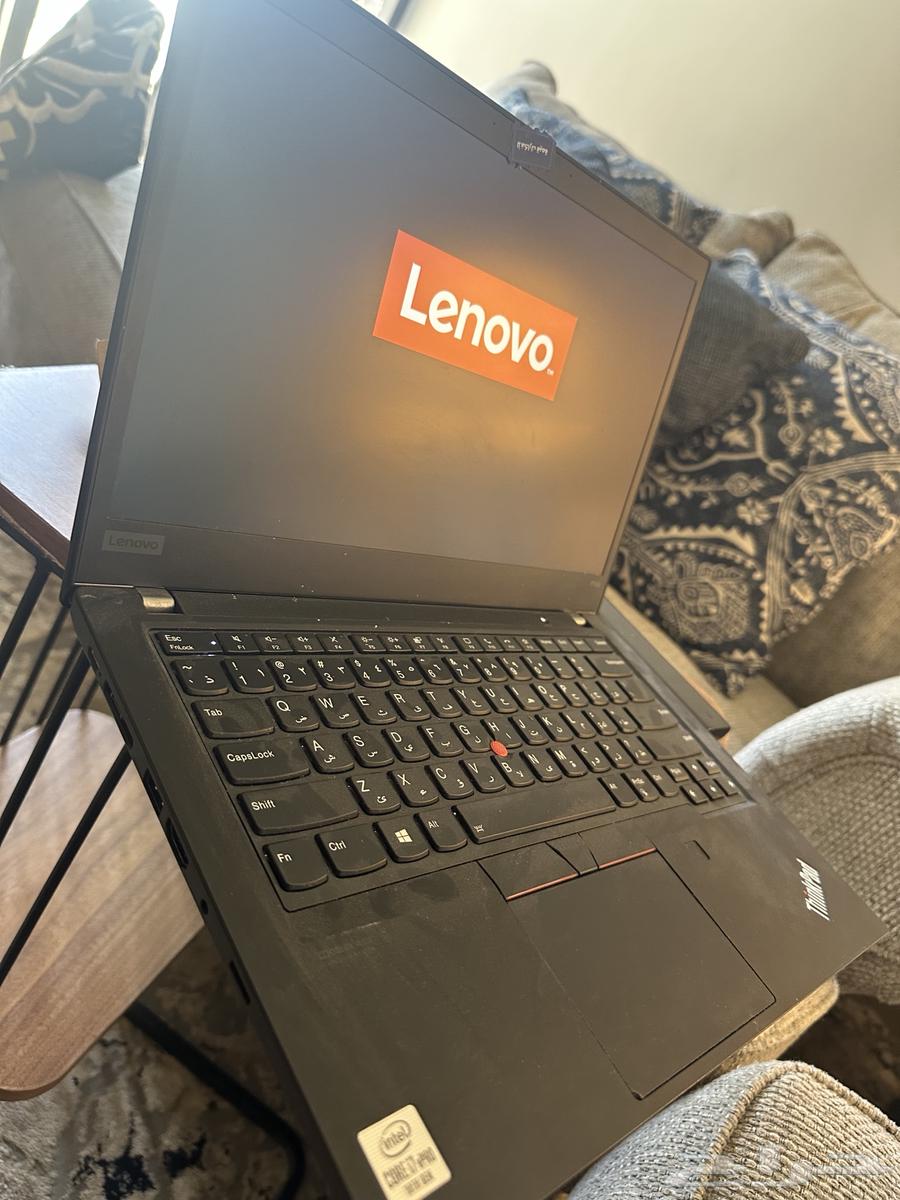لابت لينوفو مع شاشة كبيره جديدة وماوس بطل وكيبورد اتش بي64383358385794111