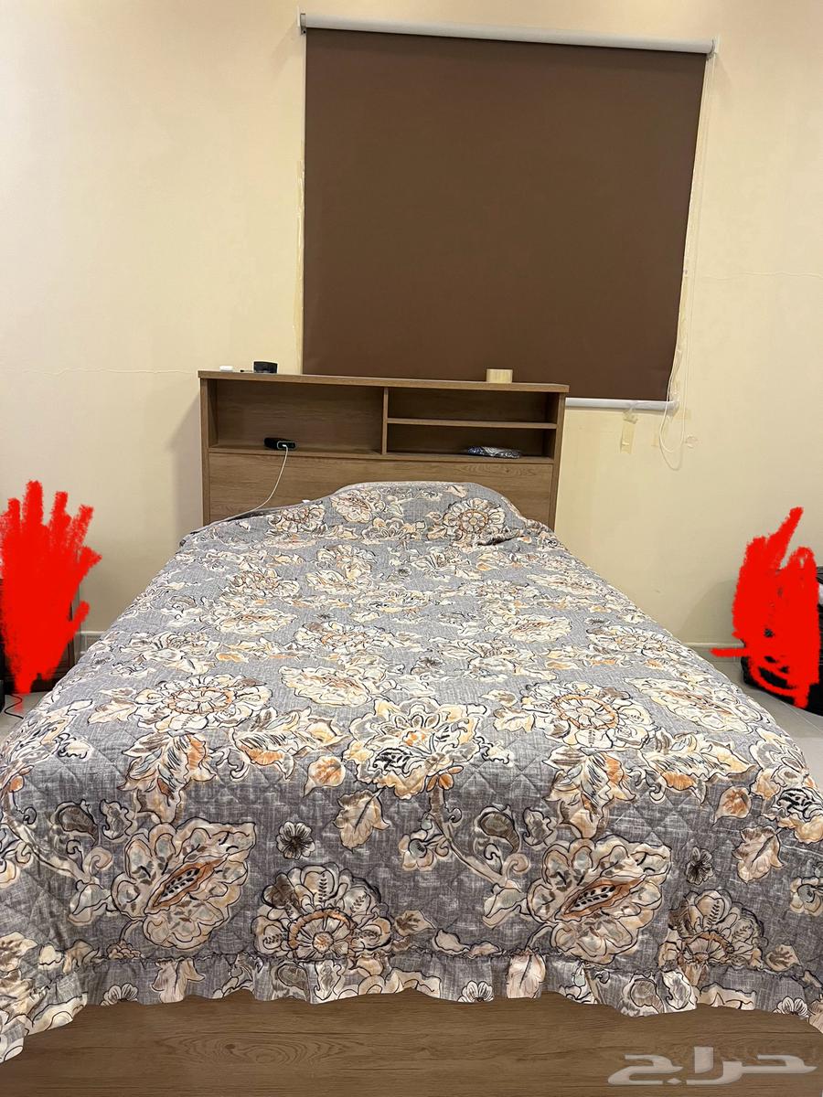 سرير نفر ديلوكس بدواليب و معاه المرتبة64389806093187111