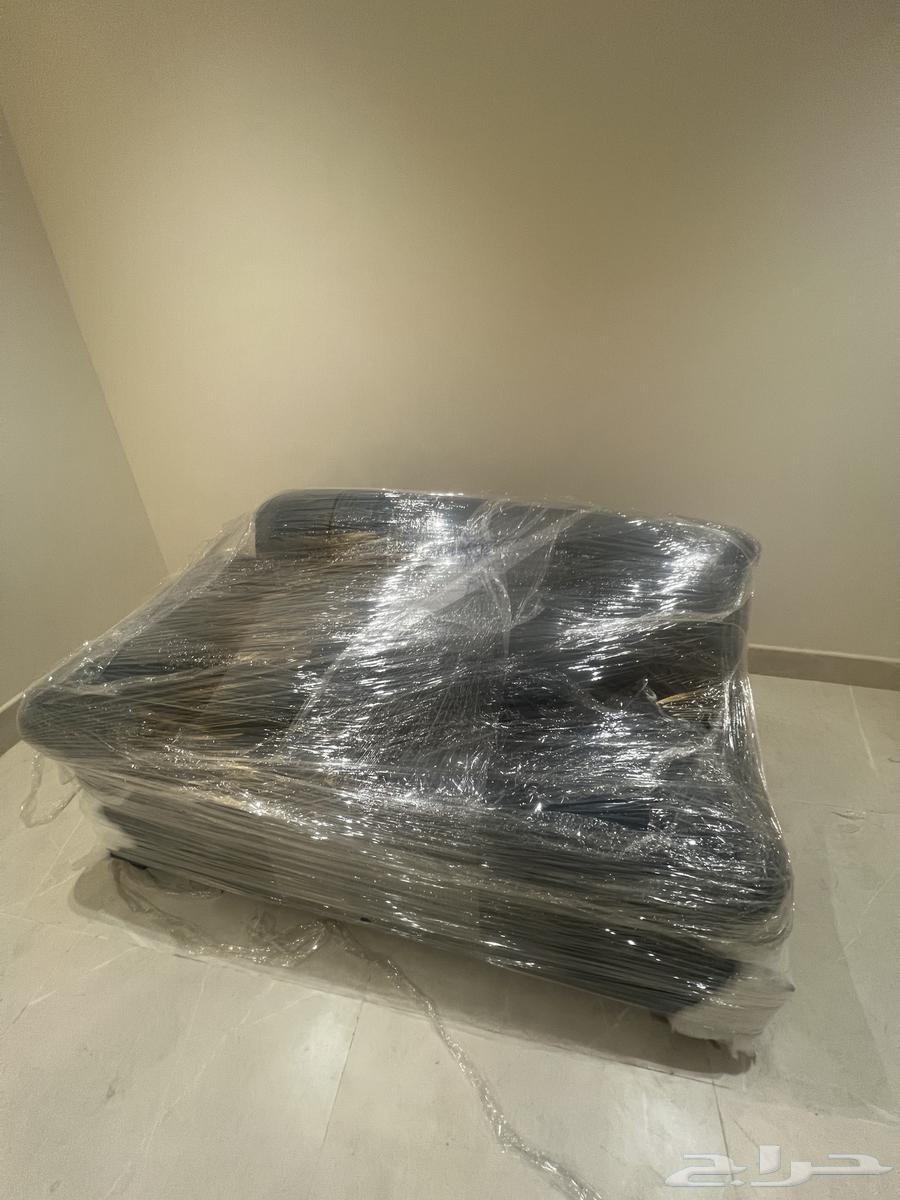 كنب L زاوية لون جنزي مقاوم للماء64384731235586111