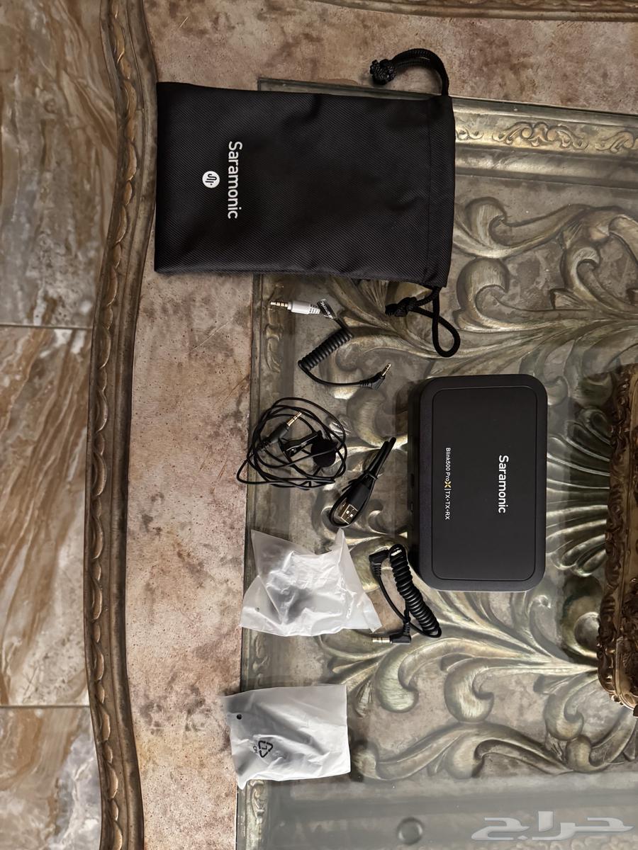 مايك Saramonic بحالة جديدة مع كامل ملحقاته64383164178690111