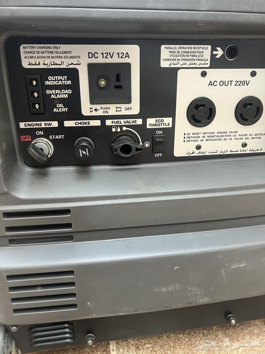 مولد كهرباء هوندا شبه جديد صامت64387438965889112