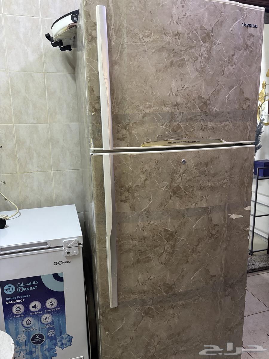 ثلاجه توشيبا 18 قدم500 ريال64386277175041110