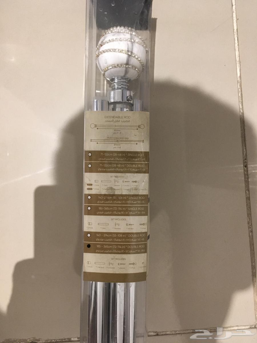 قضبان ستائر جديده لم تفتح   جهاز رياضي شبه جديد   مفرش سرير64382776451586113