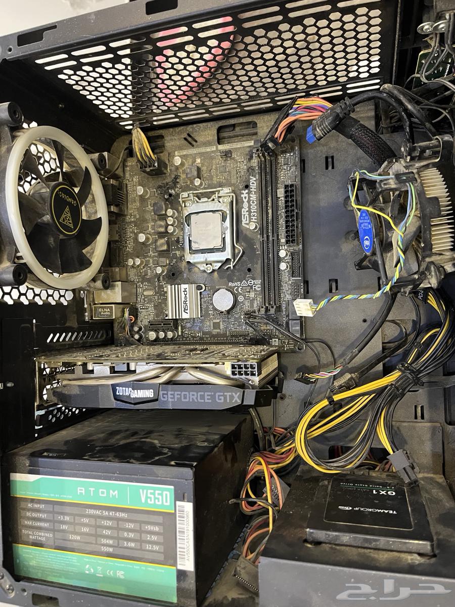 قطع بي سي مستخدمه كل القطع المذكوره ب 500 مع الكيس64389709330819110