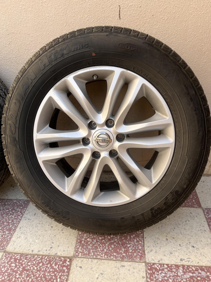 جنوط باترول 2012 اصلي وكاله مع كفرات64520840155011111