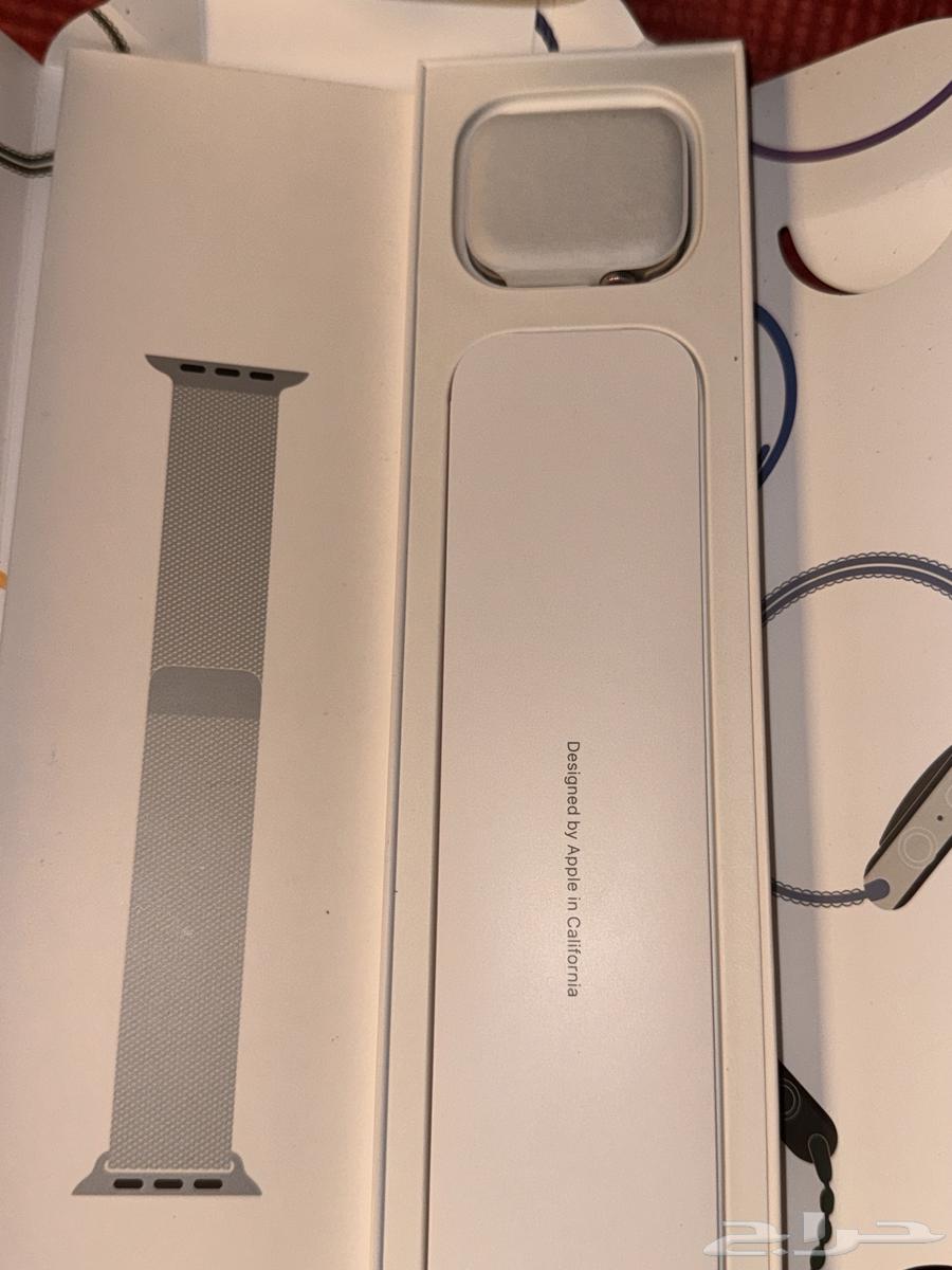 ساعة ابل الاصدار السابع ( ستانلس ستيل ) شبه جديدة مقاس (45)64389488237955113