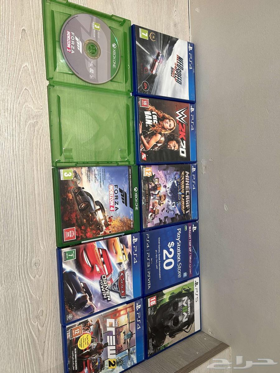 اشرطه السوني 5و4 واكسبوكس ون64392059624833110