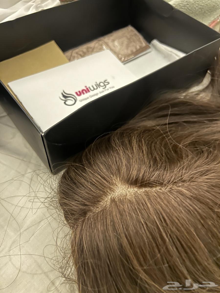 تغطية هامة شعر طبيعي 100   (Topper) من UniWigs بسعر مغري64387871409793112