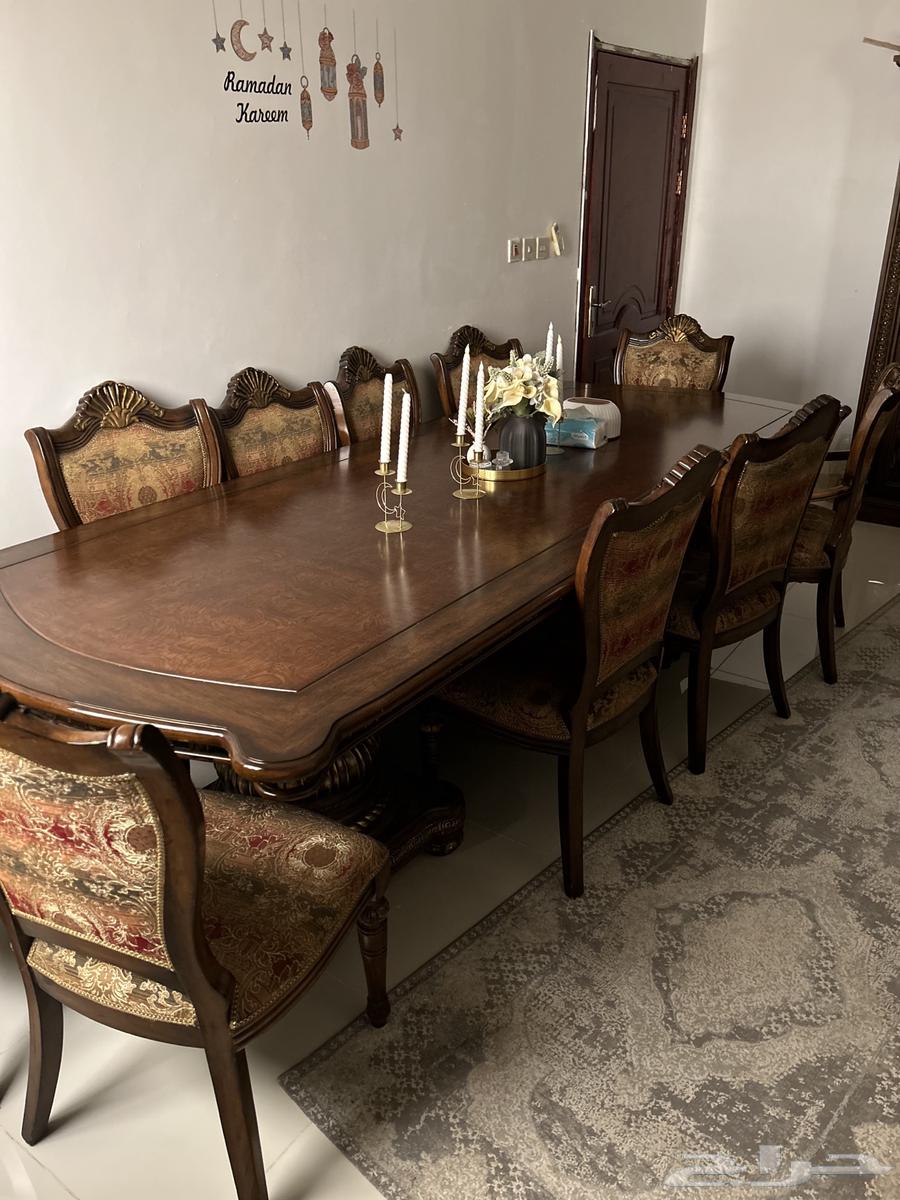 للبيع طاولة طعام مع طاولة بوفية مع دولاب64384965934466110