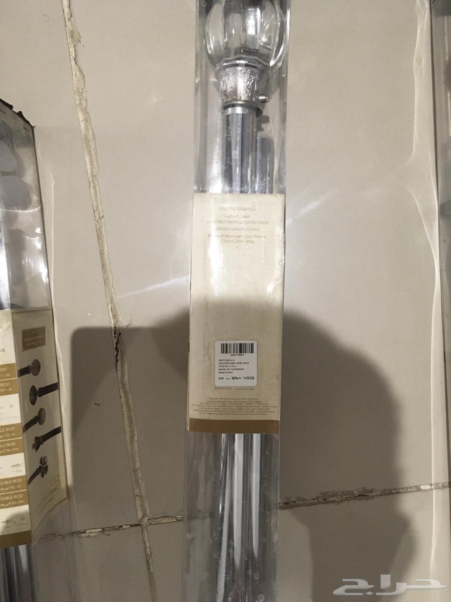 قضبان ستائر جديده لم تفتح   جهاز رياضي شبه جديد   مفرش سرير64382776451586110