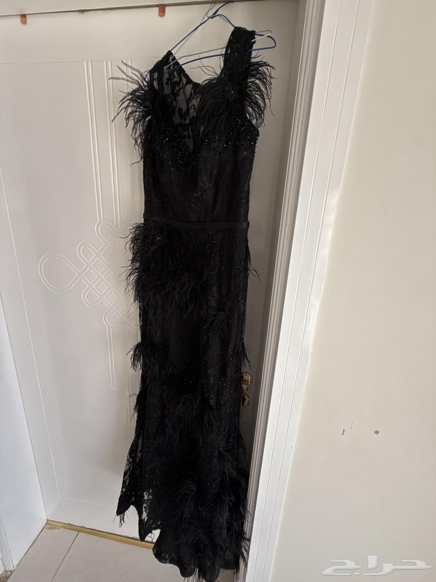 فستان سهره لبس مره وحده مع هديه طقم اكسسوار64383441974914110