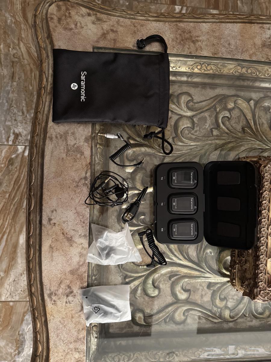 مايك Saramonic بحالة جديدة مع كامل ملحقاته64383164178690110