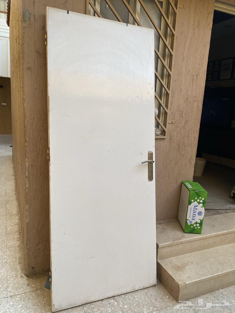 There is a door and its frame is fully intact64379822257409110