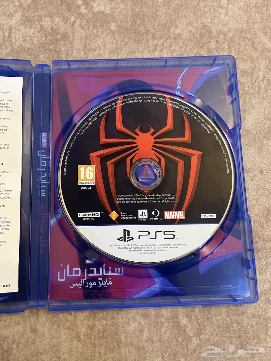 شريط سوني فايف سبايدرمان موراليس64389626494977111