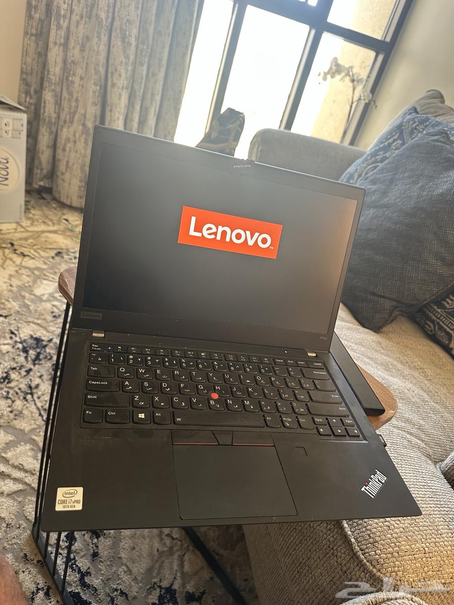 لابت لينوفو مع شاشة كبيره جديدة وماوس بطل وكيبورد اتش بي64383358385794110