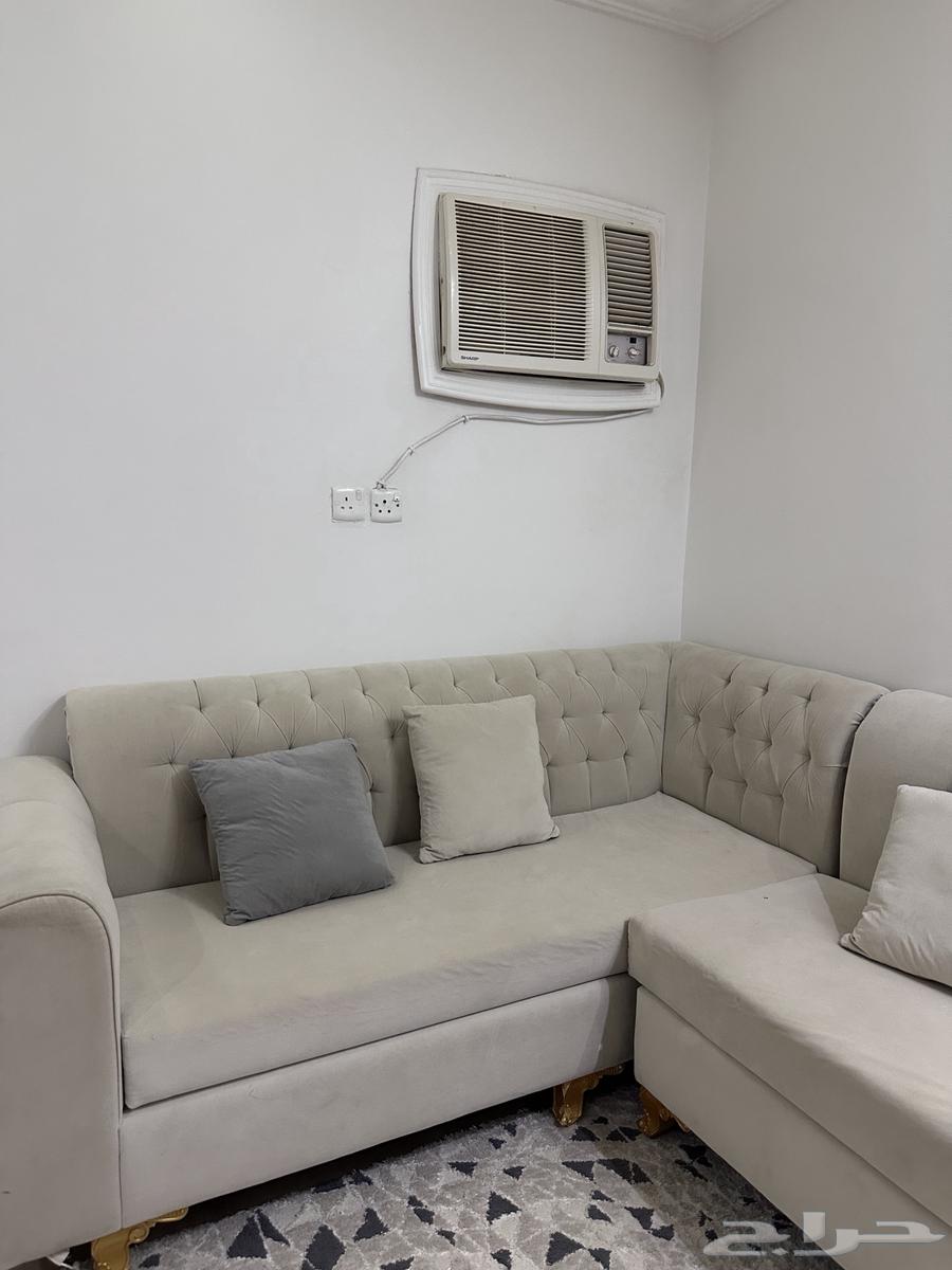 كنب حرف L اللون بيج64377404090883112