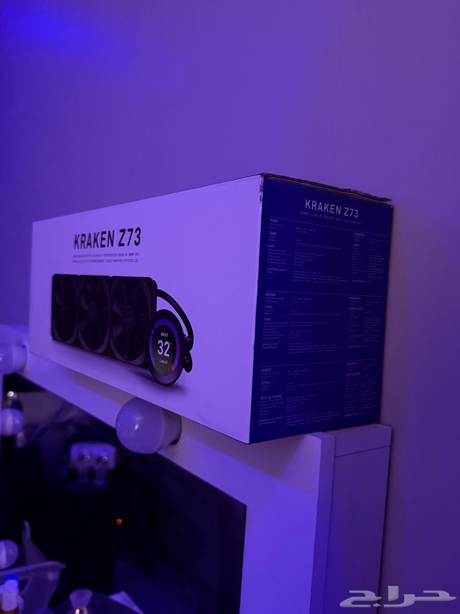 Kraken Z73 3-Fan Liquid Cooler with Screen Used64377404108419110