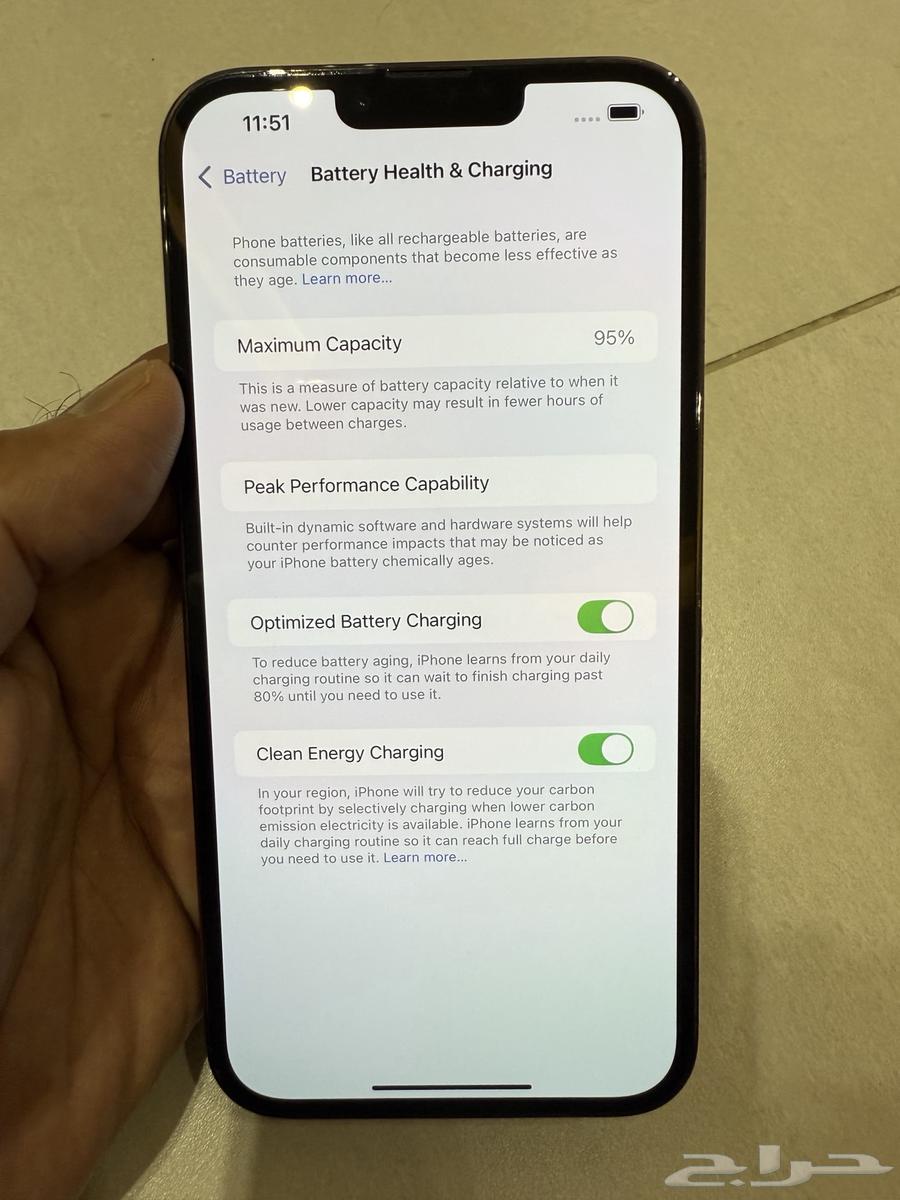 آيفون 13 برو ماكس 256 قيقا بطاريه 9564378295755267112