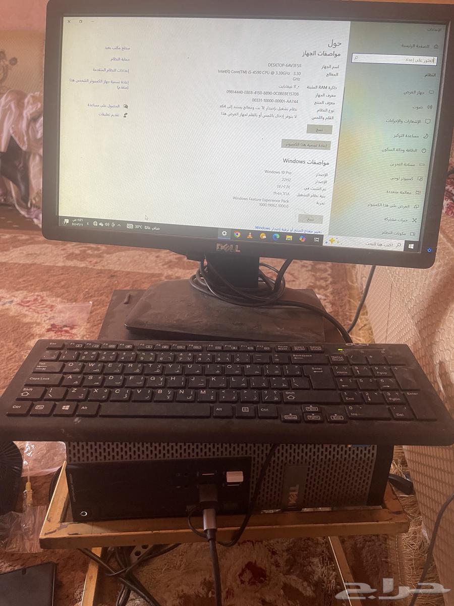 كمبيوتر مكتبي ديل كور اي 5 رامات 12 وهارددسيك 500نظيف وشر64383719026178110