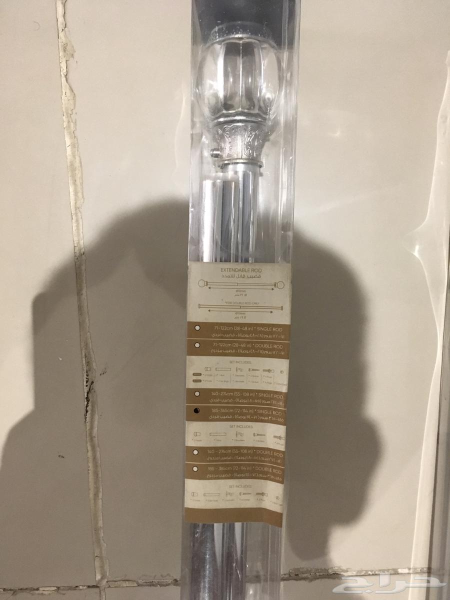 قضبان ستائر جديده لم تفتح   جهاز رياضي شبه جديد   مفرش سرير64382776451586112