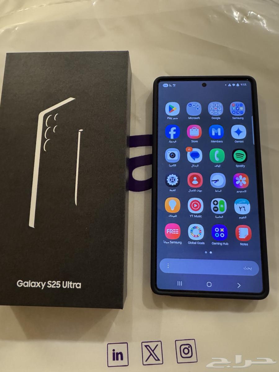 للبيع جالاكسي اس 25 ألترا 512 جيجا64380916203779111