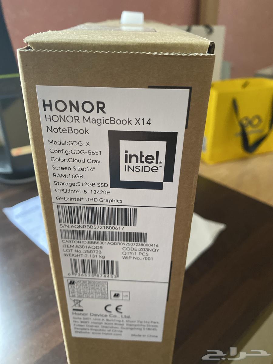 للبيع لابتوب HONOR MagicBook X14 جديد64386543336451114