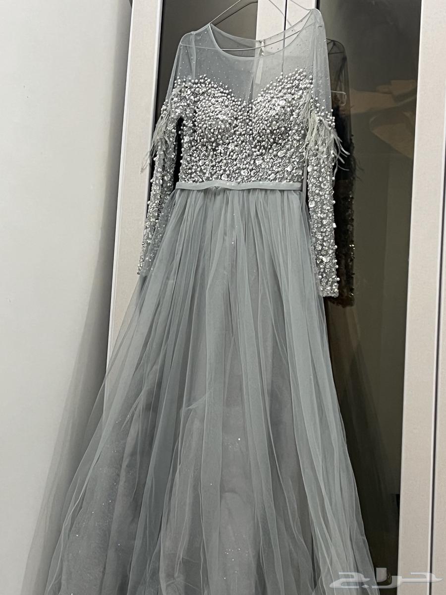Luxurious evening dress, one size, worn once64384745182337110