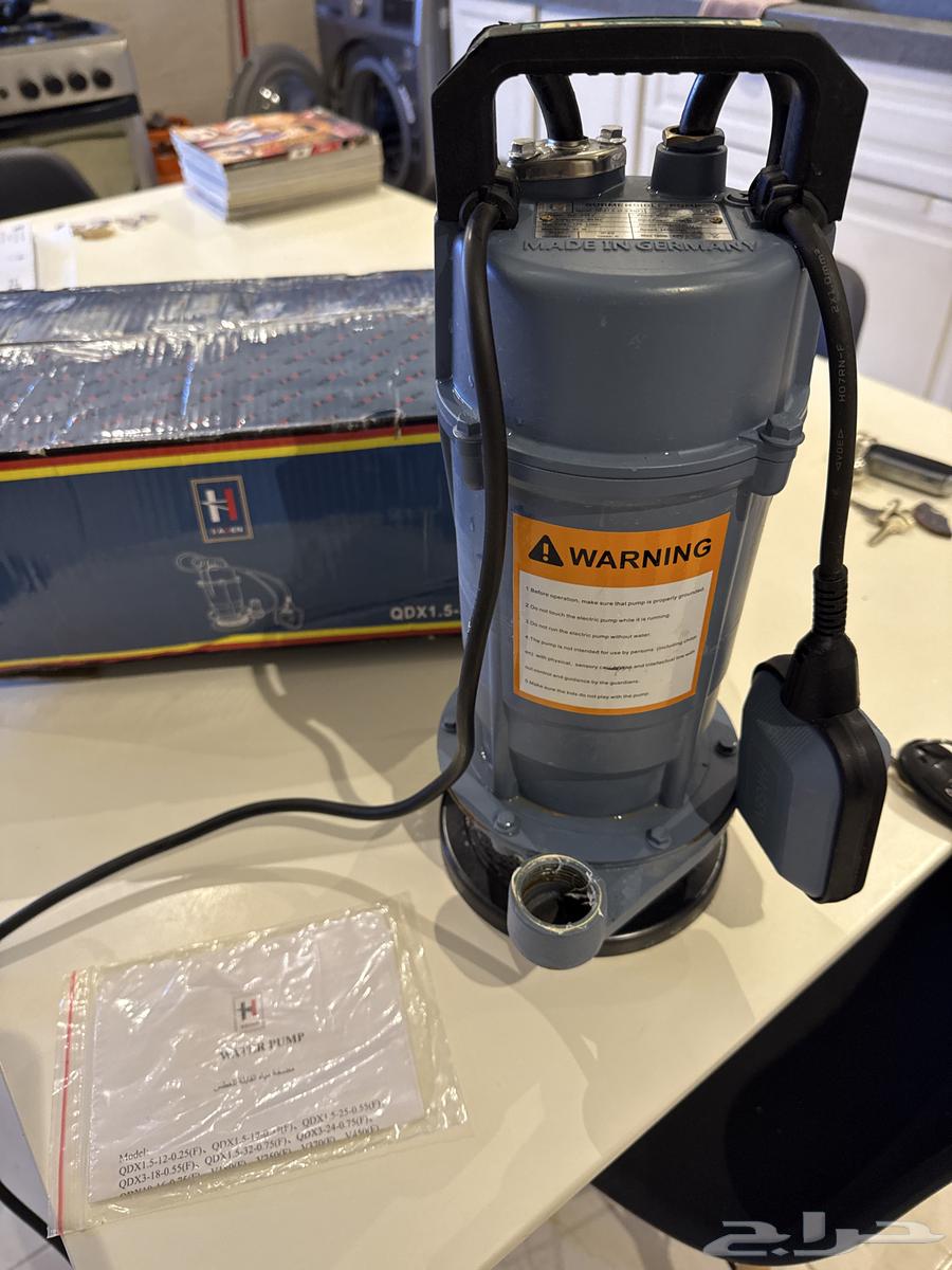 مضخة مياه ألمانية جديدة لم تستخدم إلا مرة واحدة HAGEN64389806004483110