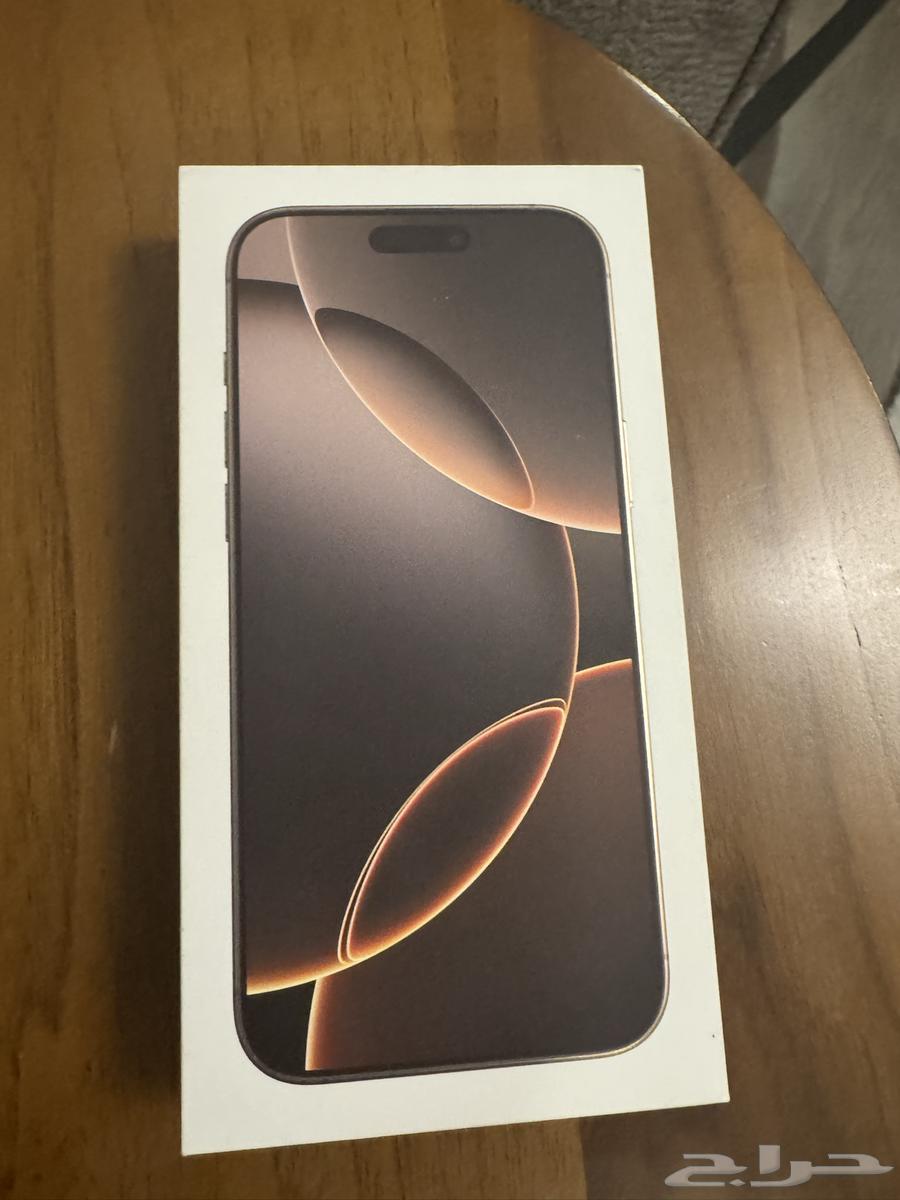IPhone 16 Pro max 256 Desert titanium with box not opened64379805084931110