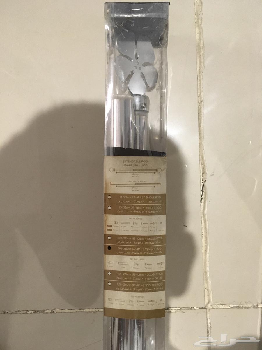 قضبان ستائر جديده لم تفتح   جهاز رياضي شبه جديد   مفرش سرير64382776451586111