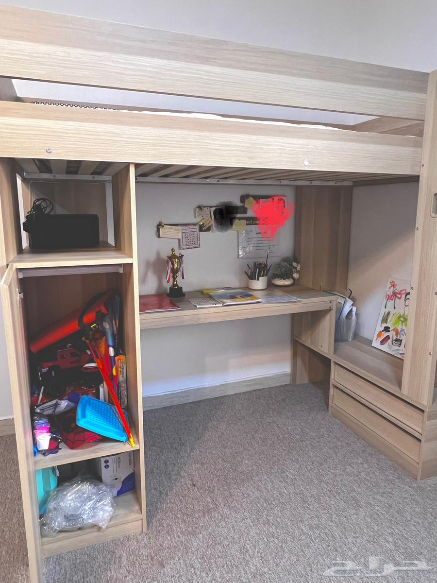 سرير اطفال دورين مع ادرج تخزين64387021157505110