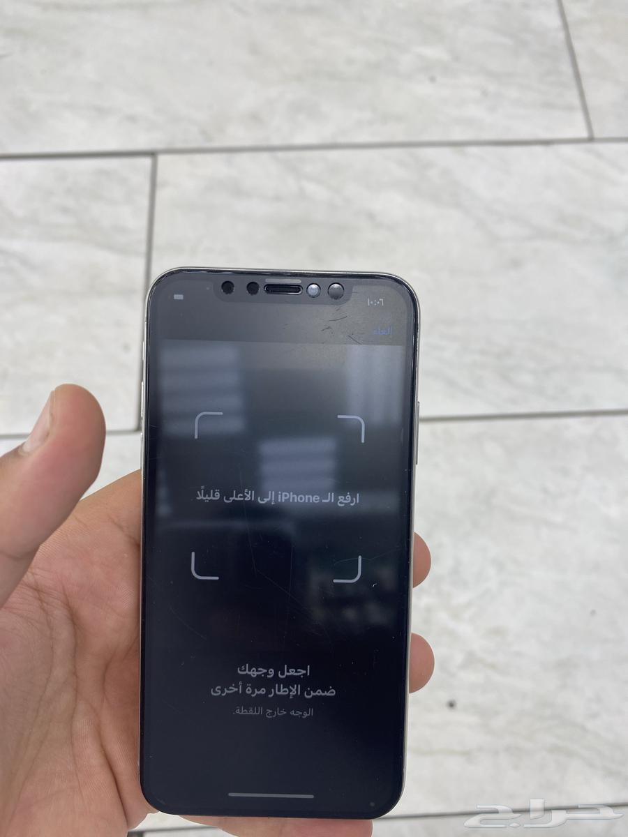 آيفون اكس xالأبيض العادي مغير شاشة وبطارية 256 جيجا64381246309505114