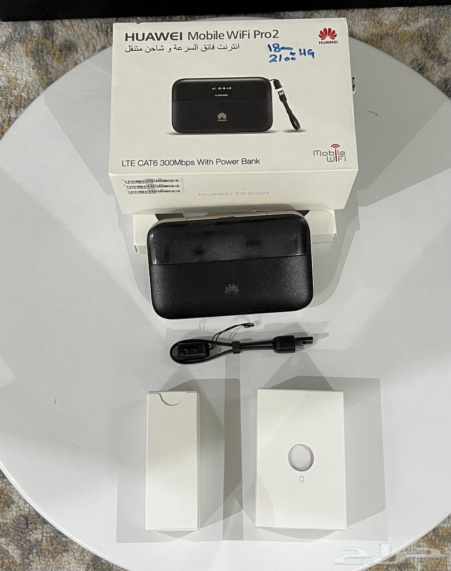راوتر هواوي نظيف جدا مع شاحن متنقل64383469965442113