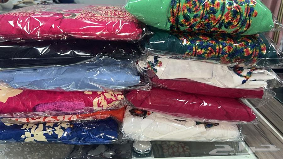 جلابيات قطن 100   وتطريز يدوي فاخرر بسعار جميلة وعروض جبا64378353623681113