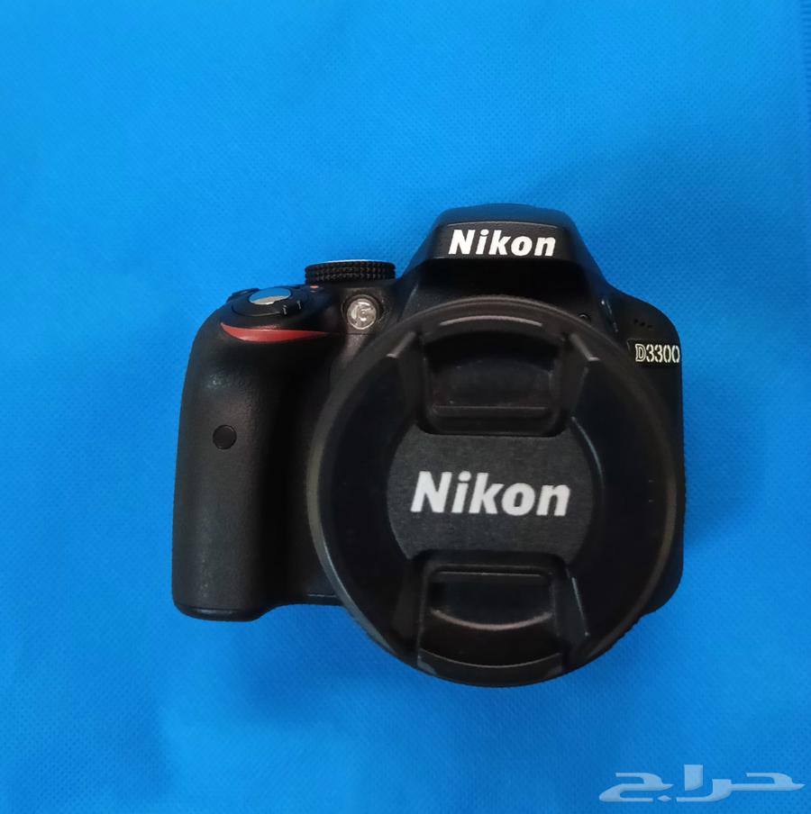 كاميرا من شركة نيكون طراز D3300 (2.5) بجميع ملحقاتها64380638733699111
