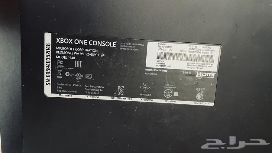 جهاز Xbox one نظيف للبيع64385523432323111