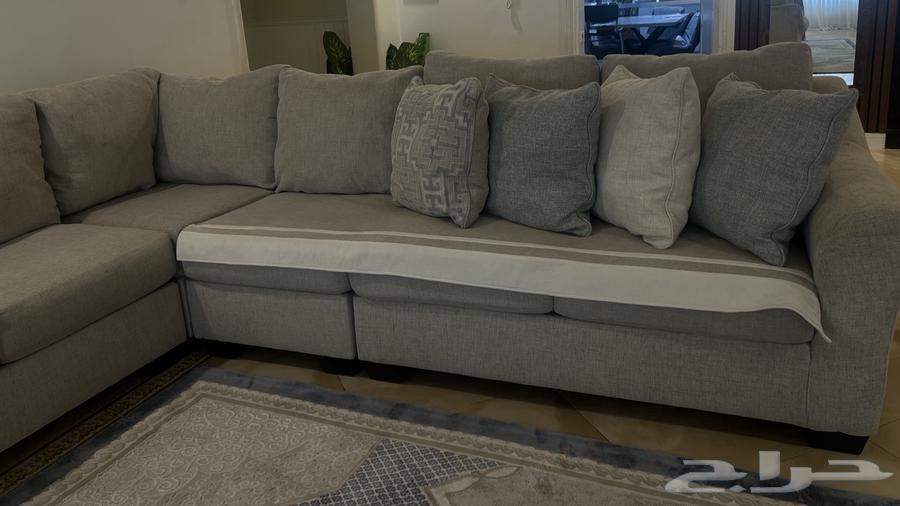 كنب أشلي حرف L64392374994433110