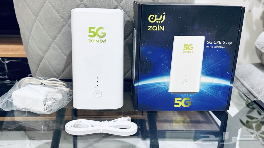 Zain 5G CPE 5 e-SIM device64390527409411113