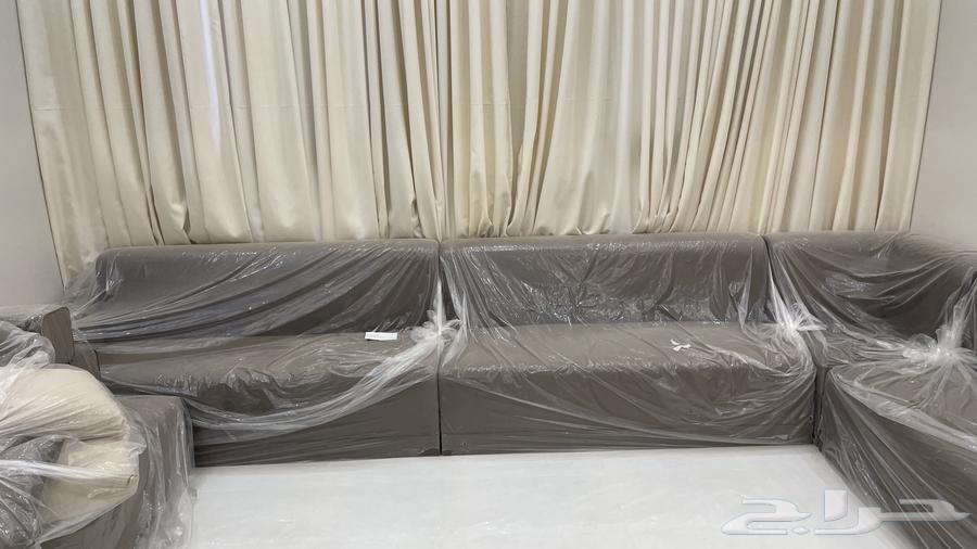 كنب 5 قطع حرف U جديد بأكياسه64598401171587114