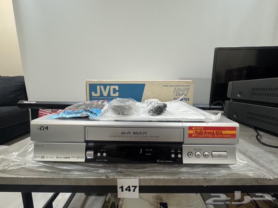 جهاز فيديو (VHS) جديد JVC ست روس هاي فاي ستيريو - بند (147)64391549704449110