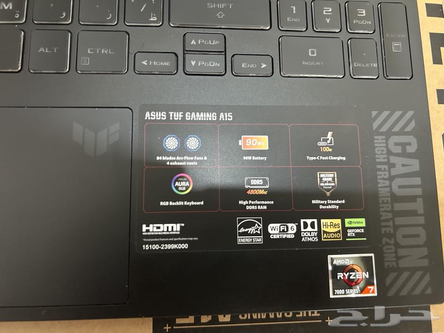 لاب توب قيمينق اسوس تف A15 ASUS TUF64385188273922113
