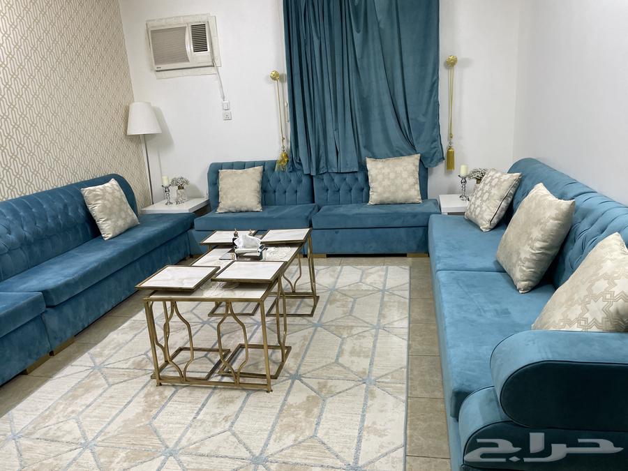 كنب مجلس حريم اربعه في خمسه مع طاولاته64382597105282110