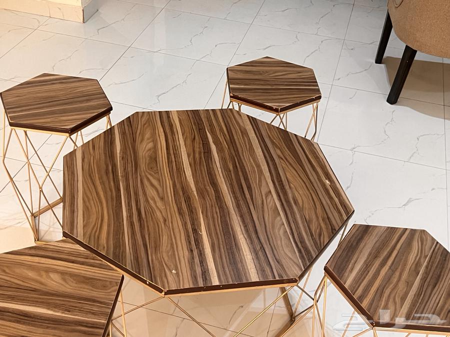 طقم طاولات خدمه بني 200 ريال طاوله64389086599299110