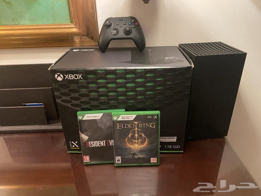 XBOX Series X (for exchange) Xbox Series X with two controllers and games64389350758915110