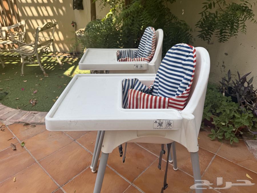 عدد 2 كراسي ايكيا اطفال مع البطانة64387759972993112