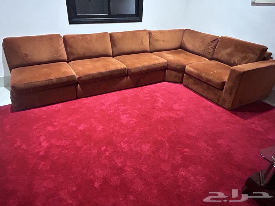 كنب هوم سنتر جديد مشتراه ب 6000 البيع ل اعلى سوم64390706546178112